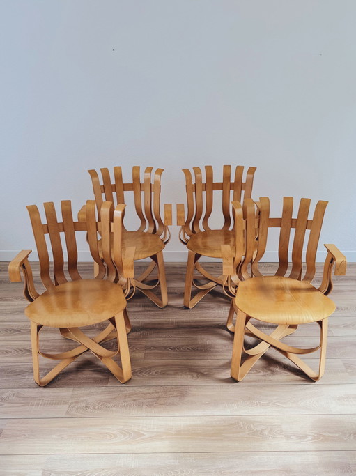 4x Knoll Frank Gehry Hat Trick stoel
