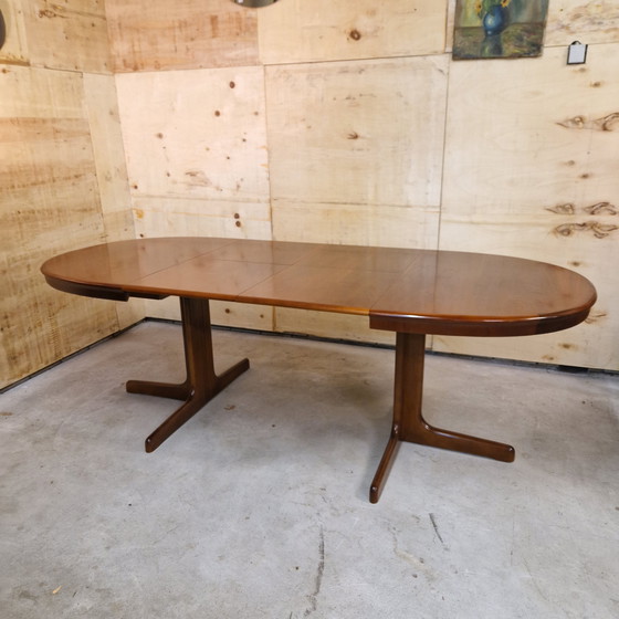 Image 1 of Tavolo da pranzo vintage allungabile Lübke, tavolo vintage in palissandro, tavolo ovale