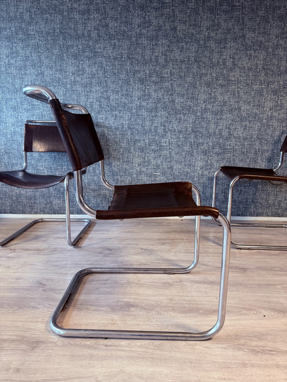 Image 1 of 3 Vintage Mart Stam S 33 Cantilever Chairs for Thonet