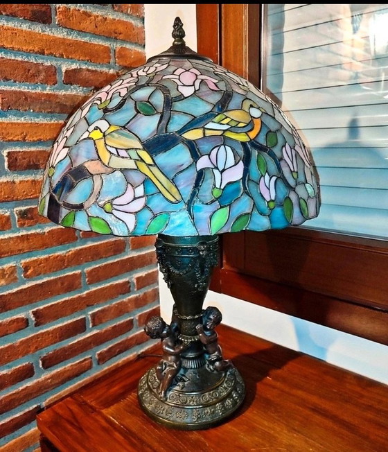Tiffany Lamp Magnolia Model – Table lamps, Crystal (photo 12 of 13)