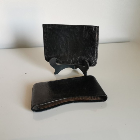 Image 1 of PORTATABACCO / PORTASIGARETTE IN PELLE DI SERPENTE
