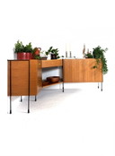 Vintage teak corner cabinet, Omnia ‘60
