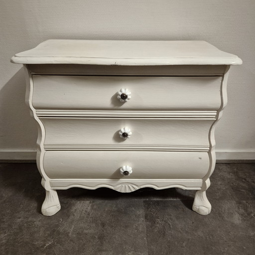 ✨️ Commode blanche classique à 3 tiroirs ✨️
