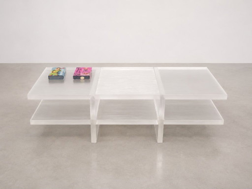 Table basse en polycarbonate des années 1970/80
