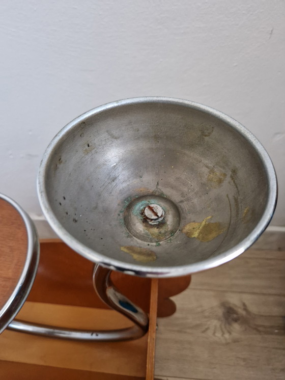 Image 1 of Art Deco side table plant table coffee table smoking table vintage