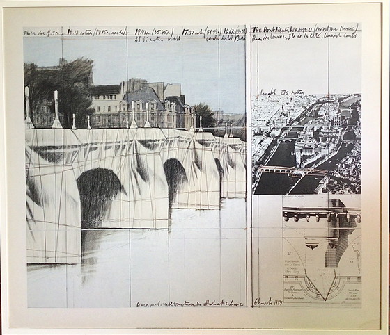 Image 1 of Christo 6 tirages d'art en lithographie offset