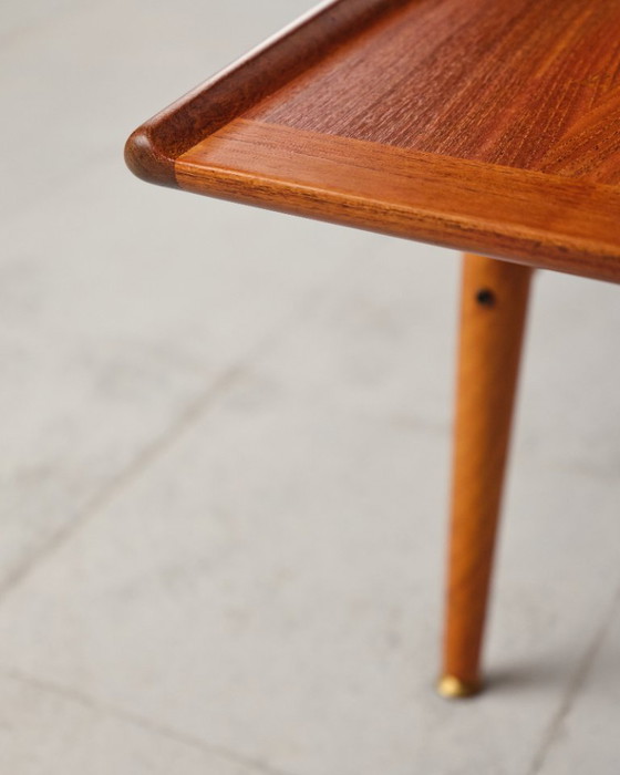 Danish Teak Wood Coffee Table by Grete Jalk, Mid-Century Design 1950s – Glostrup Møbelfabrik (photo 10 of 19)