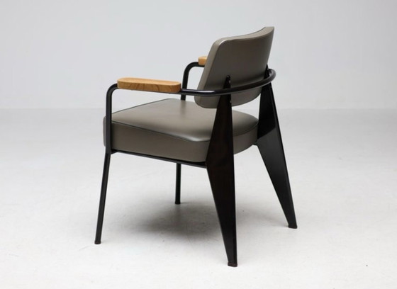 Vitra Jean Prouvé Direction Fauteuil – G-Star RAW | Rare First Edition #879 – Poltrone, Alluminio, Pelle (photo 3 of 14)