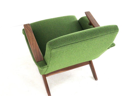 Image 1 of Vintage fauteuil stoel 'Breda' nieuw gestoffeerd