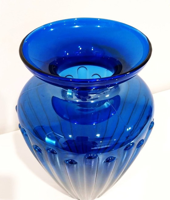 Image 1 of Große Vase aus Muranoglas – Durchmesser 20 cm x Höhe 30 cm – Julklapp, Weihnachtsgeschenk