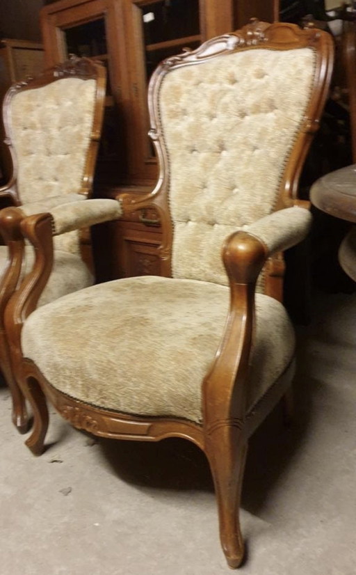 2 barok fauteuils