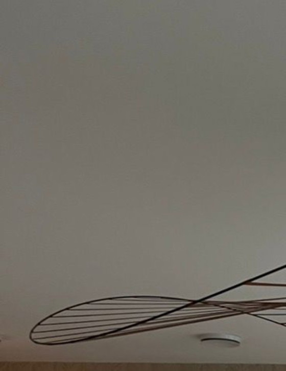 Image 1 of Petit Friture Vertigo Hanging Lamp, 140 cm Diameter, Bronze