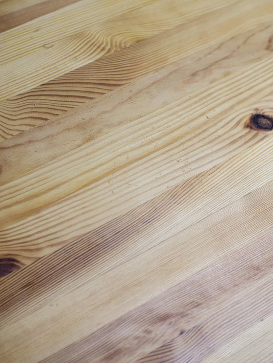 Image 1 of Scrivania con cassettiera Ate van Apeldoorn in pino anni '70