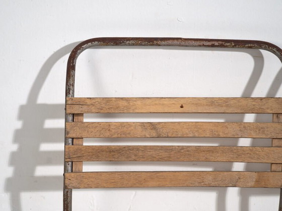 Antique garden chairs (c.1920). Set of 2 pieces #7 – Wood, Iron (photo 31 of 40)