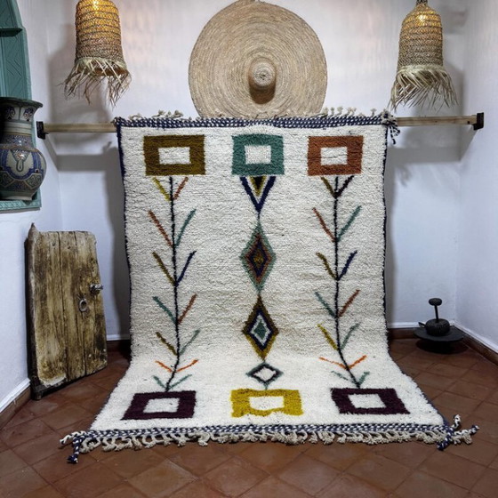 Image 1 of Tappeto berbero in lana naturale, 250 cm x 150 cm