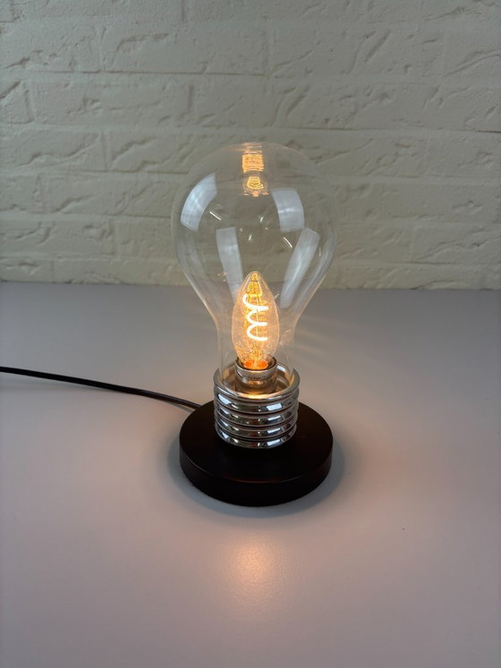 Image 1 of Light Bulb table lamp – Pop Art design, 1990s