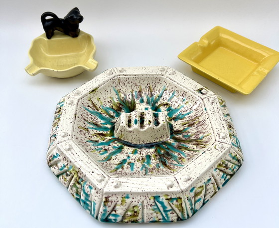 Image 1 of Mid-century ceramic ashtrays – collection, West Germany ca. 1955–1970