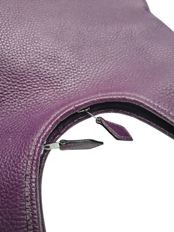 Image 1 of Sac bandoulière Hermès Massai PM Raisin en cuir Clémence – 2009