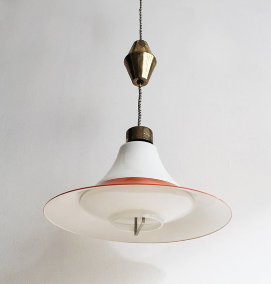 Image 1 of Vintage 1960s Adjustable Ceiling Lamp