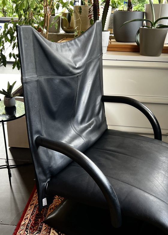 Image 1 of Fauteuil Zen Ligne Roset, fauteuil lounge, fauteuil en cuir, Claude Brisson
