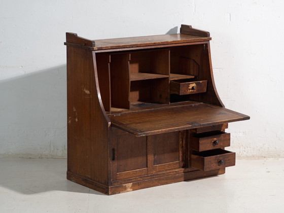 Ancien bureau japonais à abattant – Période Taishō, Japon, circa 1920 – Bureaux, Iron (photo 19 of 40)