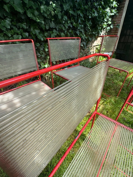 Image 1 of CHAISES "SPAGHETTI" FLY LINE PAR GIANDOMENICO BELOTTI POUR CMP PADOVA, 1970