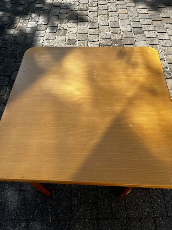 Roberti Rattan Bamboo Wooden Table, Vintage 1960s – Dining tables (photo 2 of 11)
