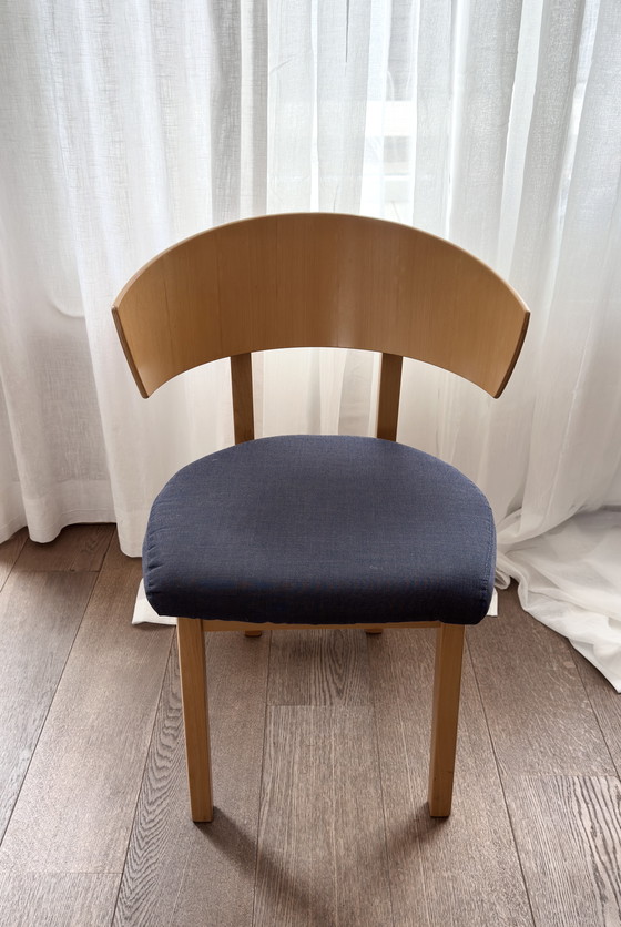 Image 1 of Chaise vintage en bois IKEA Niels Gammelgaard 1980 Japandi