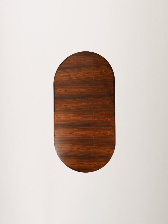 Image 1 of Danish round rosewood table from the 1950s/1960s