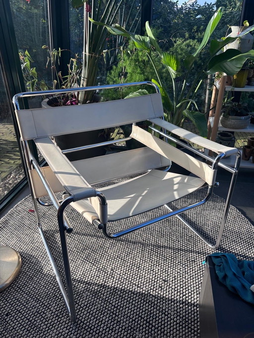 Vintage design armchair – chrome