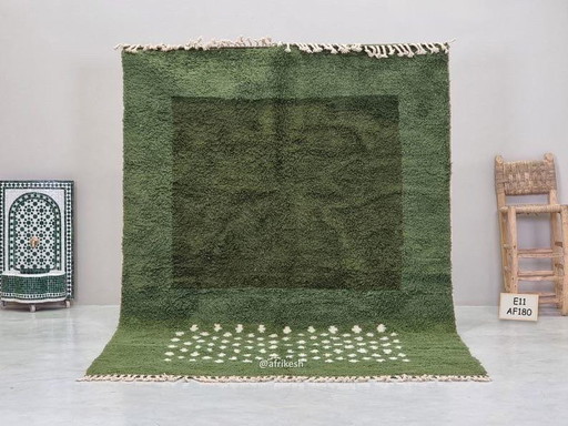 Berberkleed van natuurlijke wol, handgeweven volgens traditionele methoden, 1,5/2,5 m