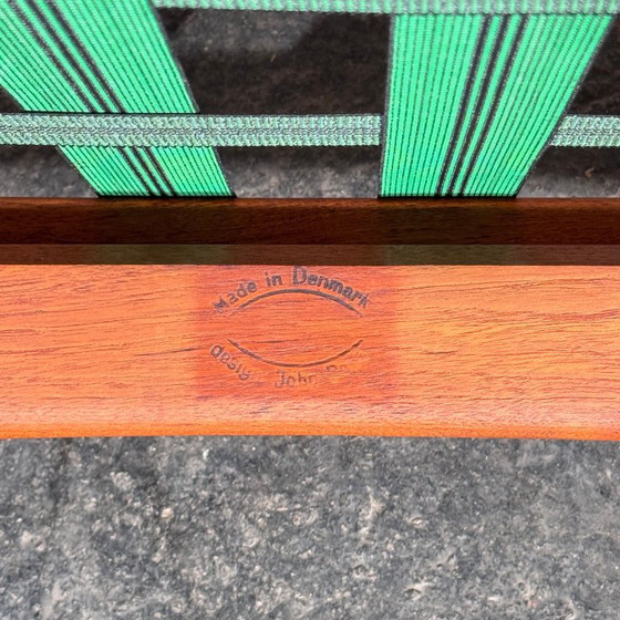John Bone Teakhouten loungeset met twee fauteuils, volledig gerenoveerd. – 3-5 zitsbanken, Textile (photo 21 of 21)