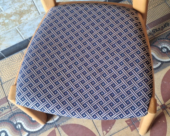 Image 1 of Paar Deense Morten eetkamerstoelen ontworpen door Niels Koefoed