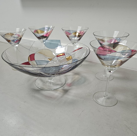 Image 1 of Antoni Barcelona Sagrada Martini glazen en schaal