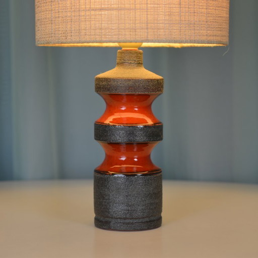 Lampe de table en céramique style années 50