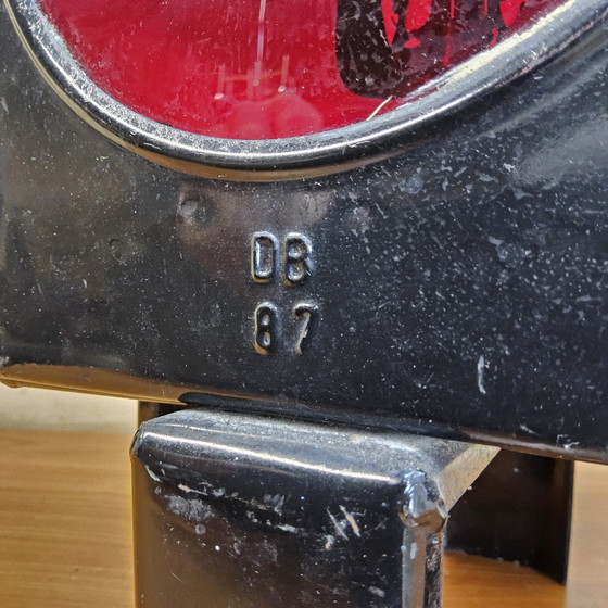 Image 1 of Antique railway signal lamp / train closing lantern (complete and working) db (Deutsche Bundesbahn)