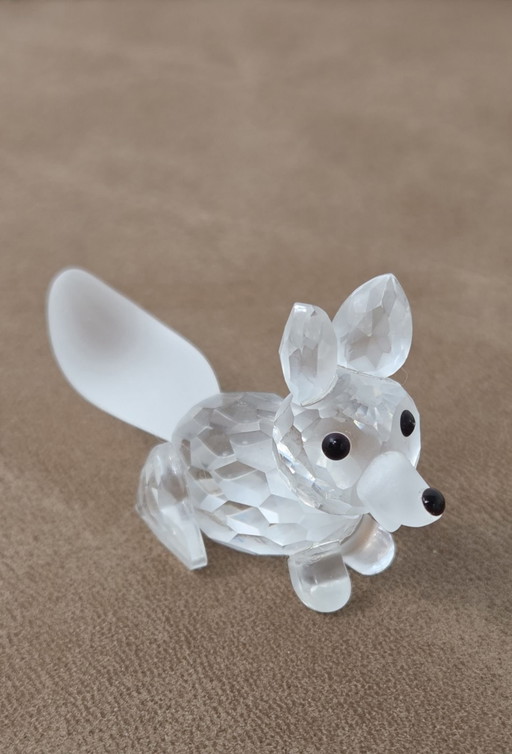 Swarovski – Vintage Faceted Crystal Fox Figurine