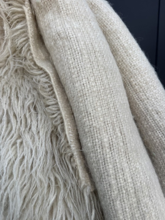 Groot Scandinavisch wollen tapijt van Rya, jaren 60 – Vloerkleden en tapijten, Wool (photo 13 of 15)