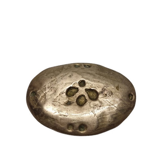 Image 1 of Alte Bronzeschale mit Fruchtmotiv