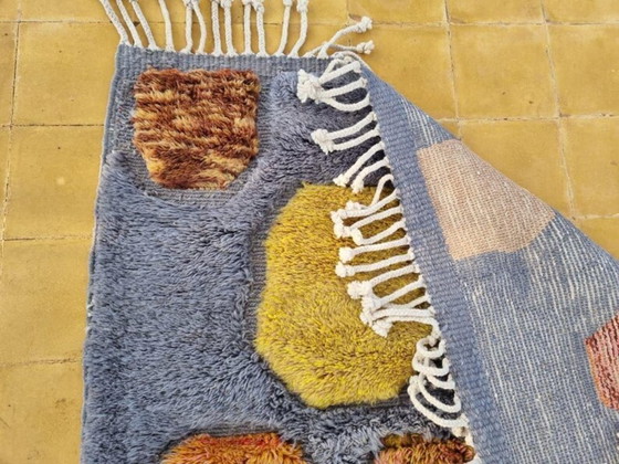 Image 1 of Tapis berbères multicolores en laine 300cmx150cm