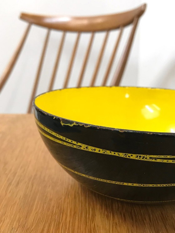 Image 1 of Ciotola vintage in smalto "Saturno" di Cathrineholm of Norway, anni '60