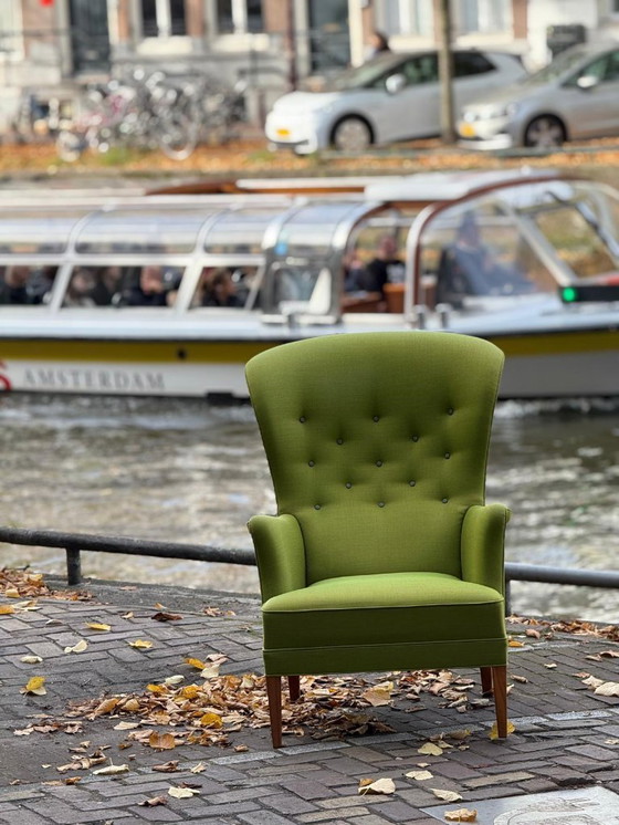 Image 1 of Frits Henningsen Armchair "Heritage Chair" by Carl Hansen, Vintage 2013