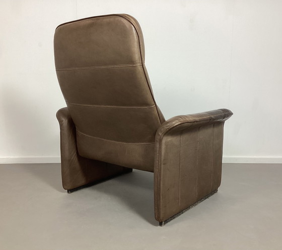 Image 1 of Brutalist Desede De Sede Vintage Ds50 Buffalo Leather Lounge Chair Armchair