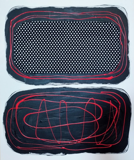 Antadze Abstrakte Komposition XXL – Gemälde & Zeichnungen, Canvas, Textile (photo 8 of 15)