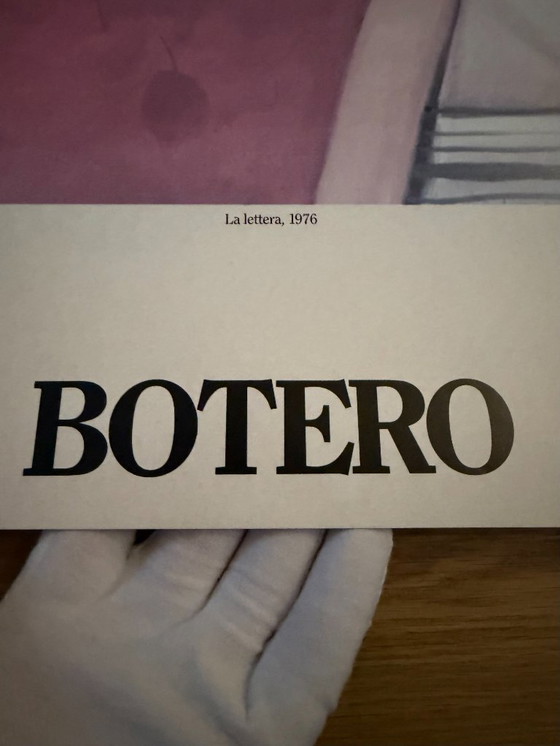 Image 1 of Fernando Botero – La Lettera (1976) Copyright Botero 1991, imprimé en Italie