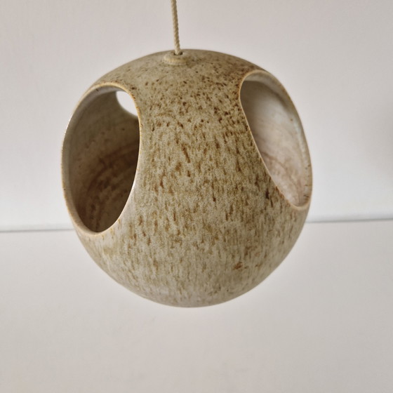 Image 1 of Jaap Ravelli cerámica globo colgante maceta para planta de interior 1960s/70s cerámica