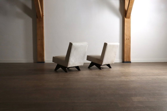 Paar Pierre Jeanneret „Fireside“-Sessel, Modell Nr. PJ-SI-36-A – Leather (photo 9 of 13)