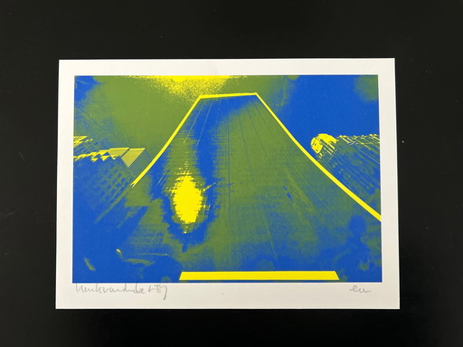 Screenprint Henk Van Der Vet - New York