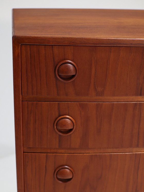 Cassettiera Vintage Danese in Teak Curvo Kai Kristiansen – Cassettiere, Wood (photo 4 of 16)