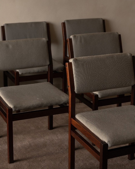 Image 1 of Set di 6 sedie da pranzo Pastoe SA07 – serie giapponese Cees Braakman – anni '60